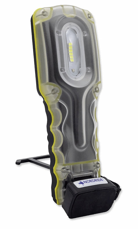 NORDRIDE Arbeitsleuchte 2031 Grip Pro – 350 lm, Akkubetrieb 2000 mAh, dimmbar, IP65 – Schwarz