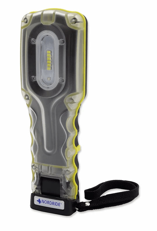 NORDRIDE Arbeitsleuchte 2031 Grip Pro – 350 lm, Akkubetrieb 2000 mAh, dimmbar, IP65 – Schwarz