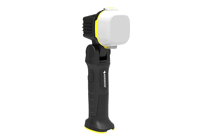 NORDRIDE Arbeitsstrahler – 1000 lm, 5800 K – IP65 – Akkubetrieb, 2600 mAh – Dimmbar, Magnet, USB-C – Schwarz