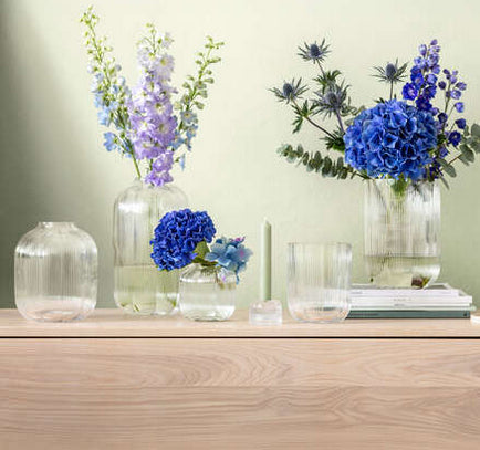 Villeroy & Boch Fleur Vase – Ø 16 × 19 cm – Glas, transparent