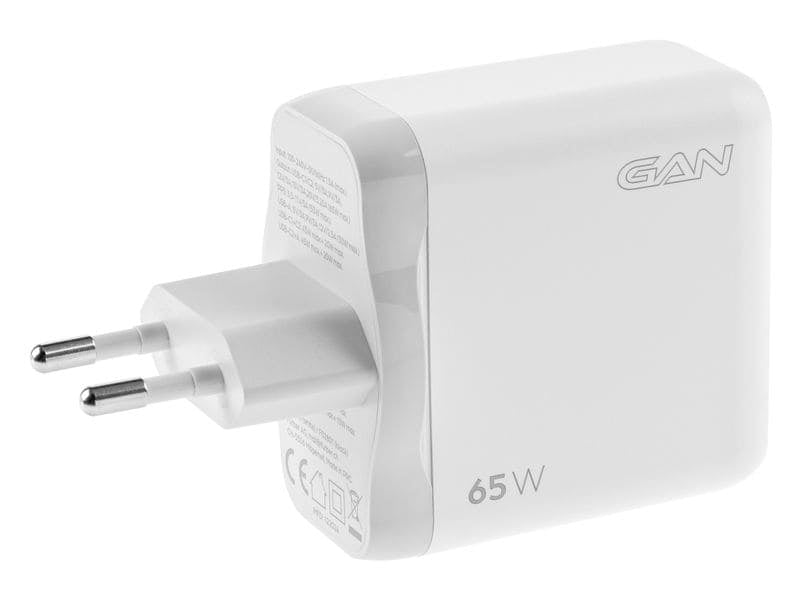ONIT F02800 USB-Ladegerät 65 W – USB-C×2, USB-A×1 – PD 3.0, PPS, QC 3.0 – GaN – Weiss