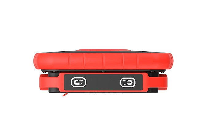 NORDRIDE Arbeitsleuchte 2044 Slim Power – 1000 lm, 10 W, 6000 K, dimmbar, IP66, schwarz/rot