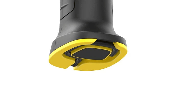 NORDRIDE Handleuchte Twist – 47,6 × 6,5 × 5,1 cm, 500 lm, 10 W, 5800 K, dimmbar, IP65, schwarz/gelb, Magnet