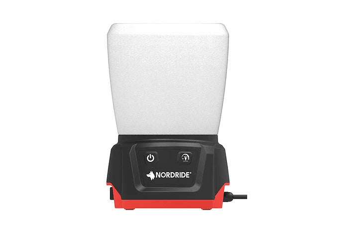 NORDRIDE LED-Strahler 4040 Vision 360 – 5 m, 4000 lm, 40 W, 6000 K, dimmbar, IP54, rot, Haken