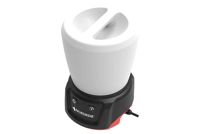 NORDRIDE LED-Strahler 4040 Vision 360 – 5 m, 4000 lm, 40 W, 6000 K, dimmbar, IP54, rot, Haken