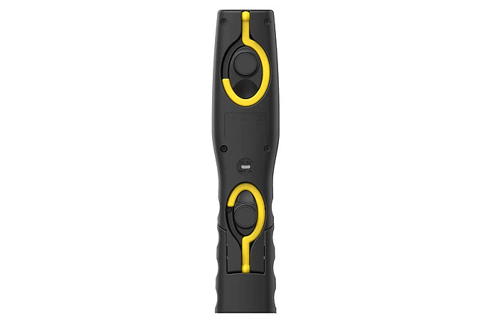 NORDRIDE Handleuchte 2055 – 350 lm, 5 W, 5800 K, Magnet, USB, Schwarz/Silber