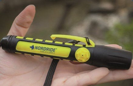 NORDRIDE Taschenlampe Ex PEN – 65 lm, 41 m, IP67, 2× AAA, 14,2 cm – Schwarz