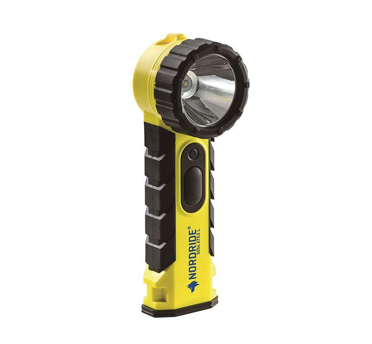 NORDRIDE Taschenlampe 5054 Atex L – 323 lm, 280 m, IP54, Akkubetrieb, 2-Stufen – Schwarz