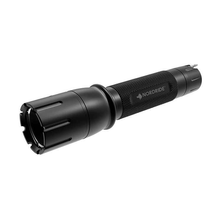 Nordride Taschenlampe SMART R – 510 lm, 180 m, IP65, USB, 2 Stufen – Schwarz