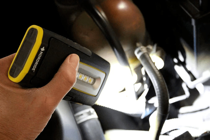 NORDRIDE Arbeitsleuchte 2062 Pocket – 300 lm, 120°, Akku, IP68, dimmbar – Schwarz