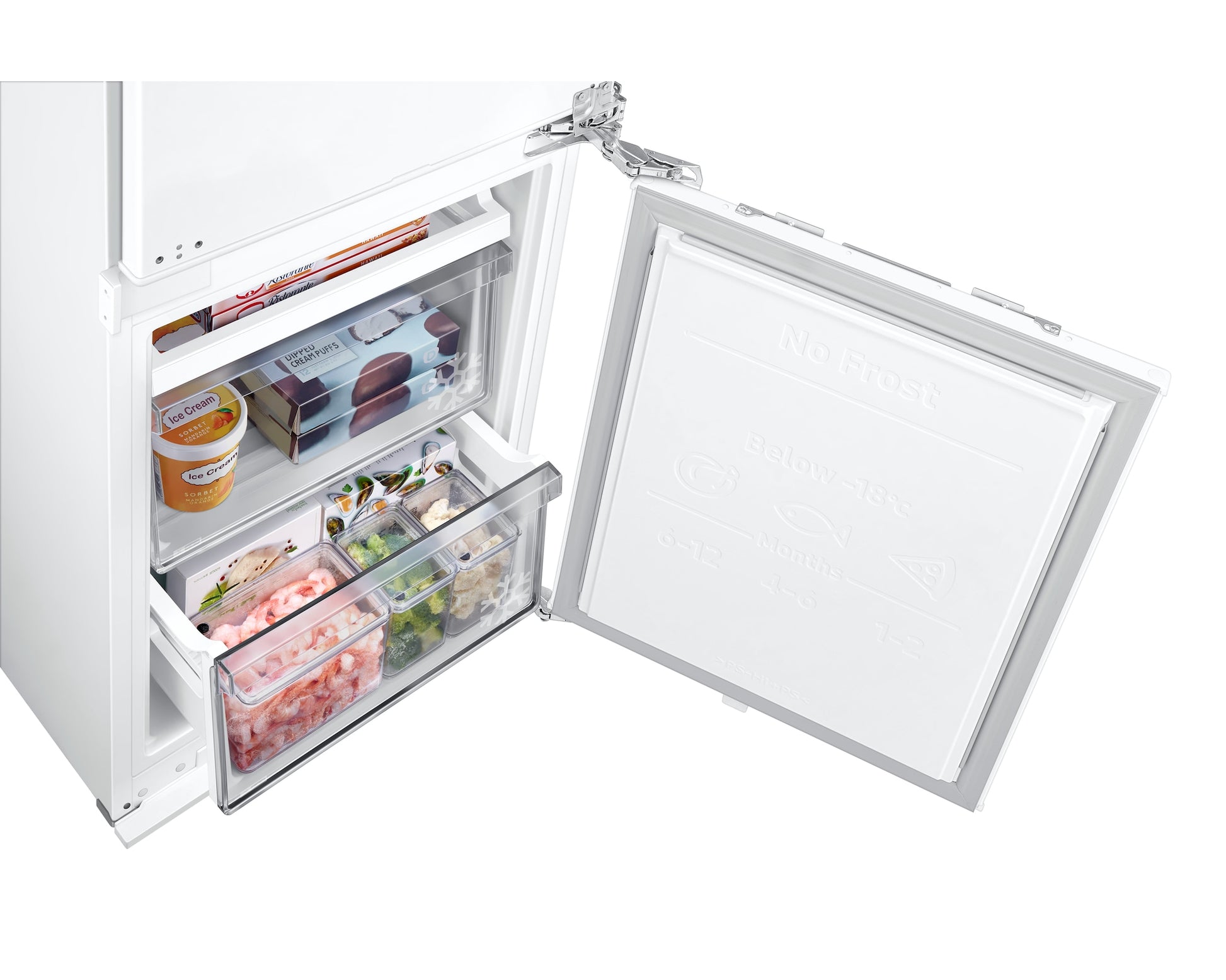 Samsung Kühl-Gefrierkombination BRB6000 – 264 l, 230 V, doppelte Kühlung, Energieeffizienzklasse D