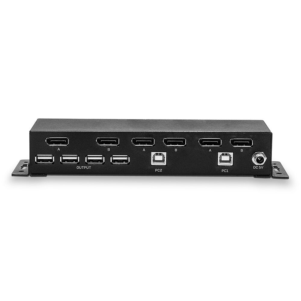 Lindy 2-Port Dual-Head DisplayPort – KVM-Switch, DisplayPort 1.2