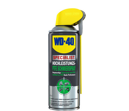 WD-40 Schmierspray – transparent, für Metall, Glas, Kunststoff, 400 ml, −20 bis +100 °C