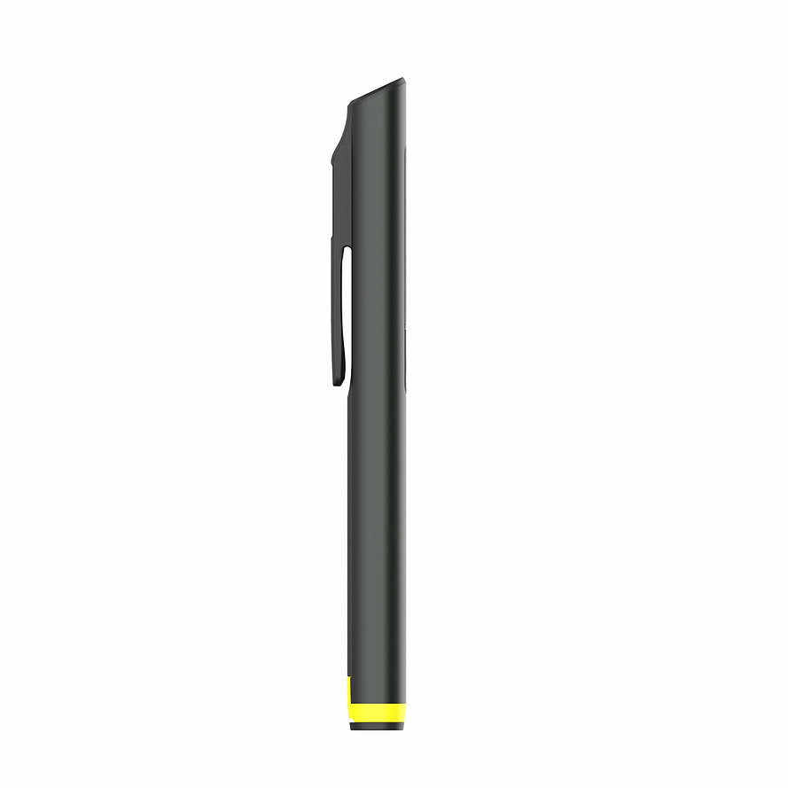 NORDRIDE Taschenlampe Stylo – 150 lm, IP20, USB, Akku 600 mAh, 2 Stufen – Schwarz