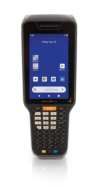 Datalogic Skorpio X5 4,3" – 800 × 480 Touch, Snapdragon 660, 3 GB RAM, 32 GB Flash, Android 10, Schwarz