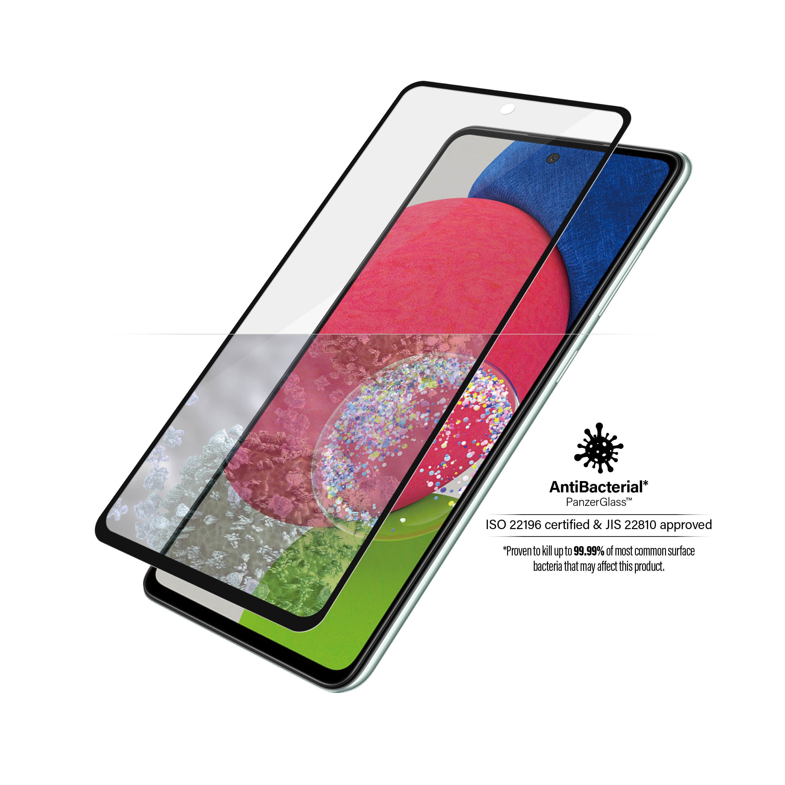 PanzerGlass Displayschutzglas – für Samsung Galaxy A52/A52 5G/A53 – Hartglas, Transparent