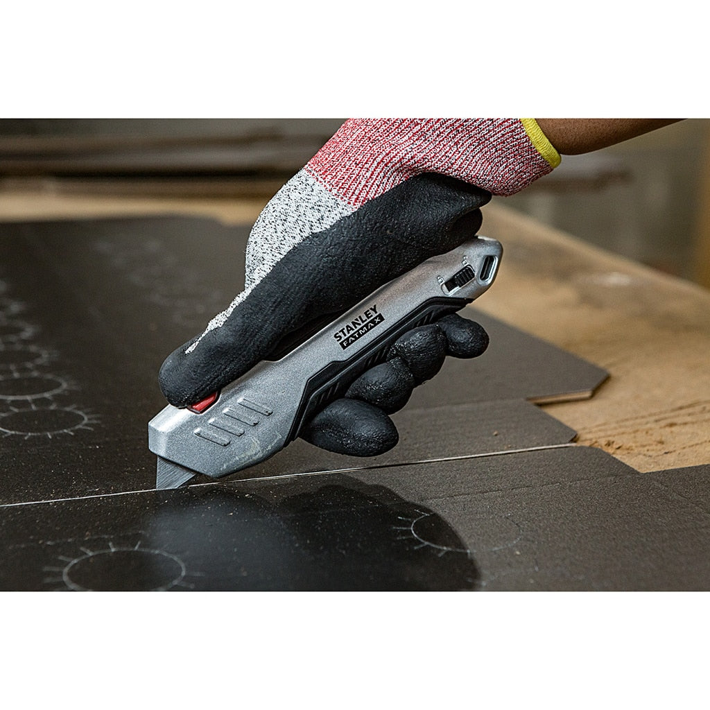 Stanley FatMax – Sicherheitsmesser, Metallgriff, einziehbare Klinge, Grau