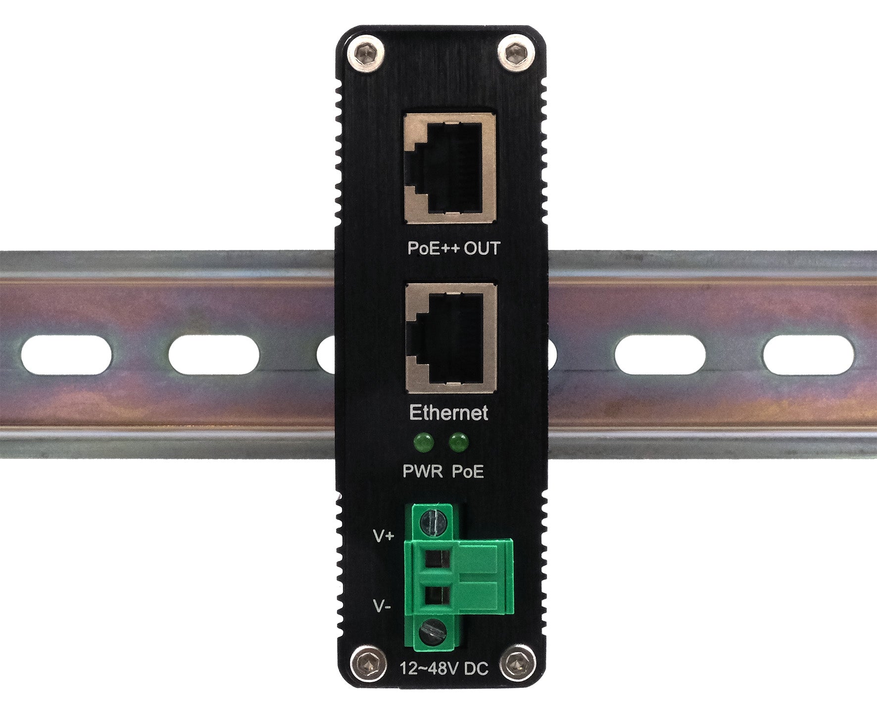 EXSYS EX-60315 PoE Midspan – 90 W IEEE 802.3bt, PoE++, Gigabit, 1× In / 1× Out RJ-45, IP40
