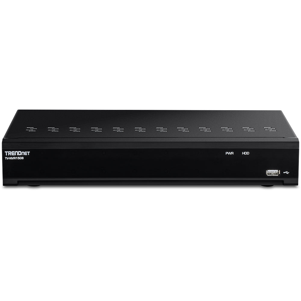 Trendnet TV-NVR1508 NVR – 8 Kanäle – 4K – PoE 8×, 56 W – 12 TB SATA – HDMI