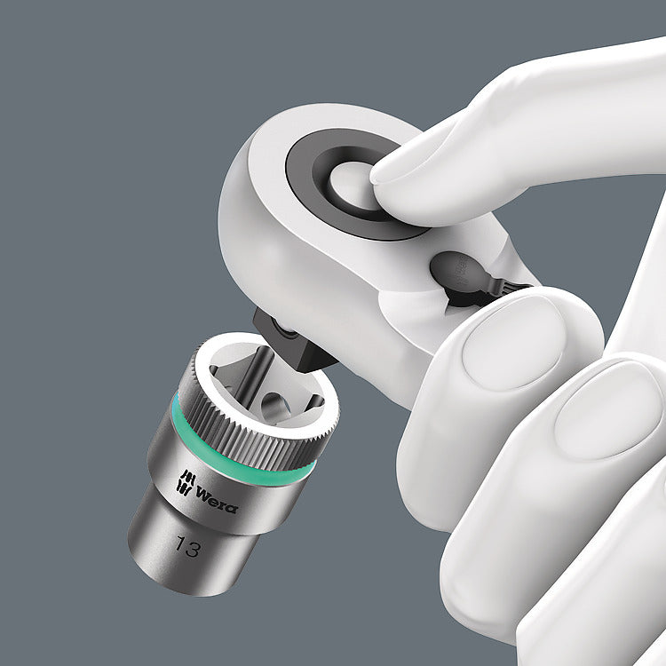 Wera Zyklop Hybrid-Knarrensatz 1/2 – Ergonomische Griffe