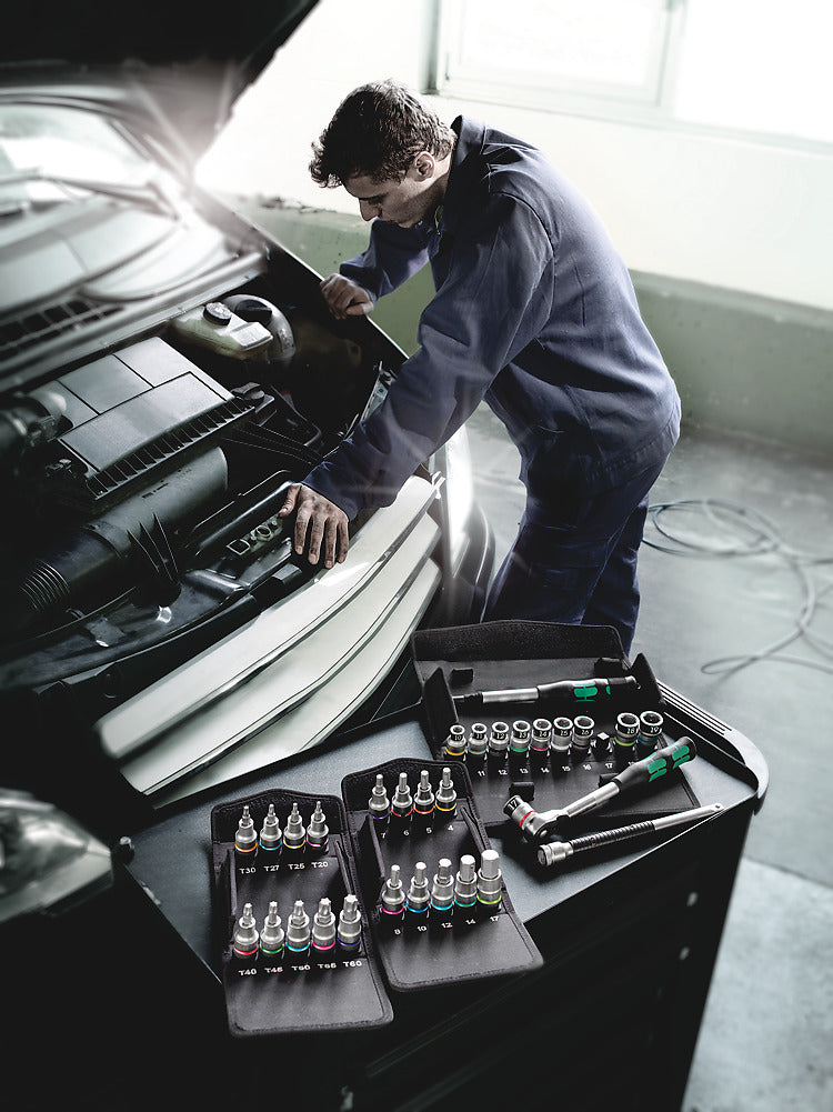 Wera Zyklop Hybrid-Knarrensatz 1/2 – Ergonomische Griffe