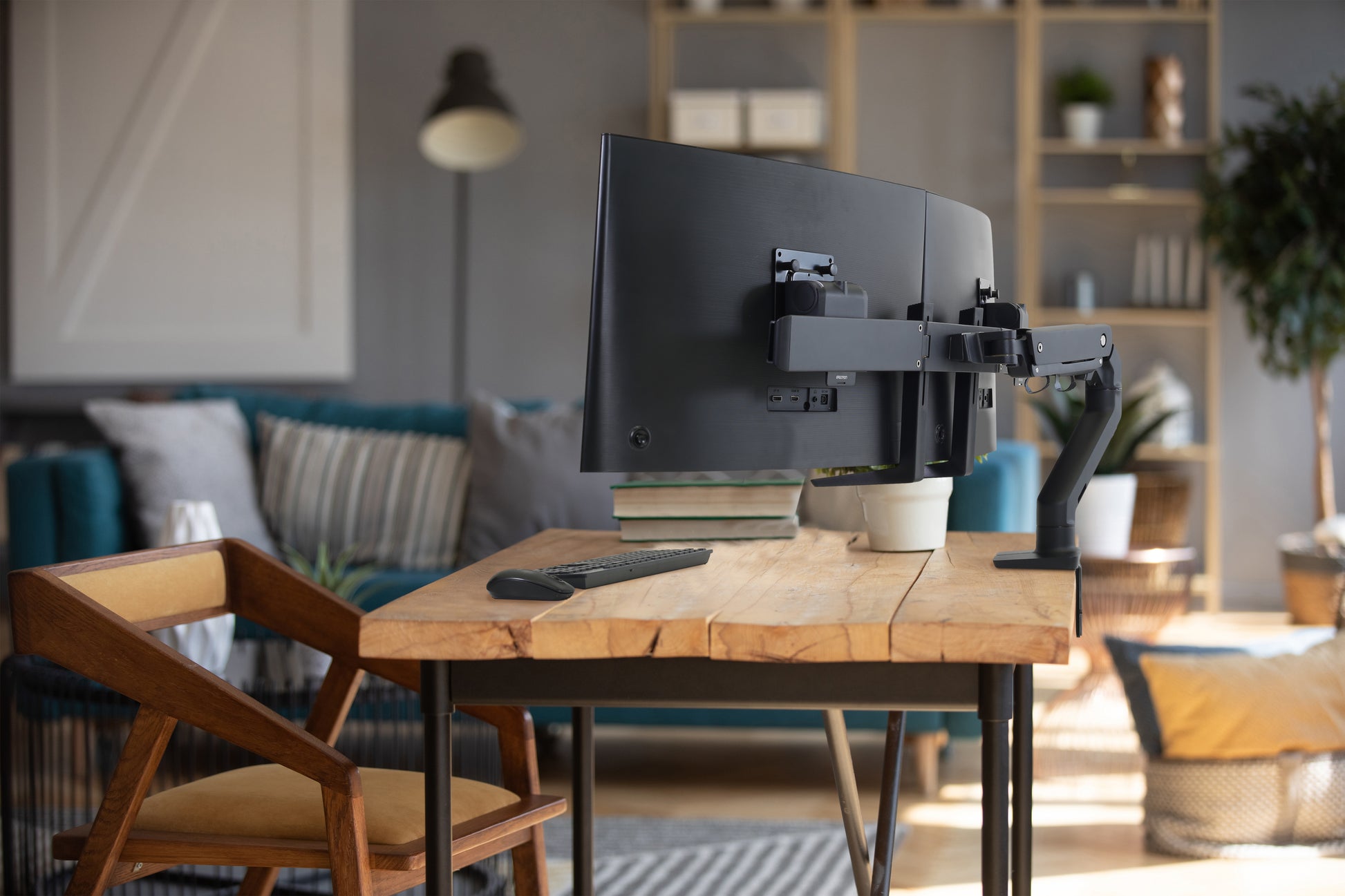 Ergotron HX – Monitorarm, Dual, Schwarz