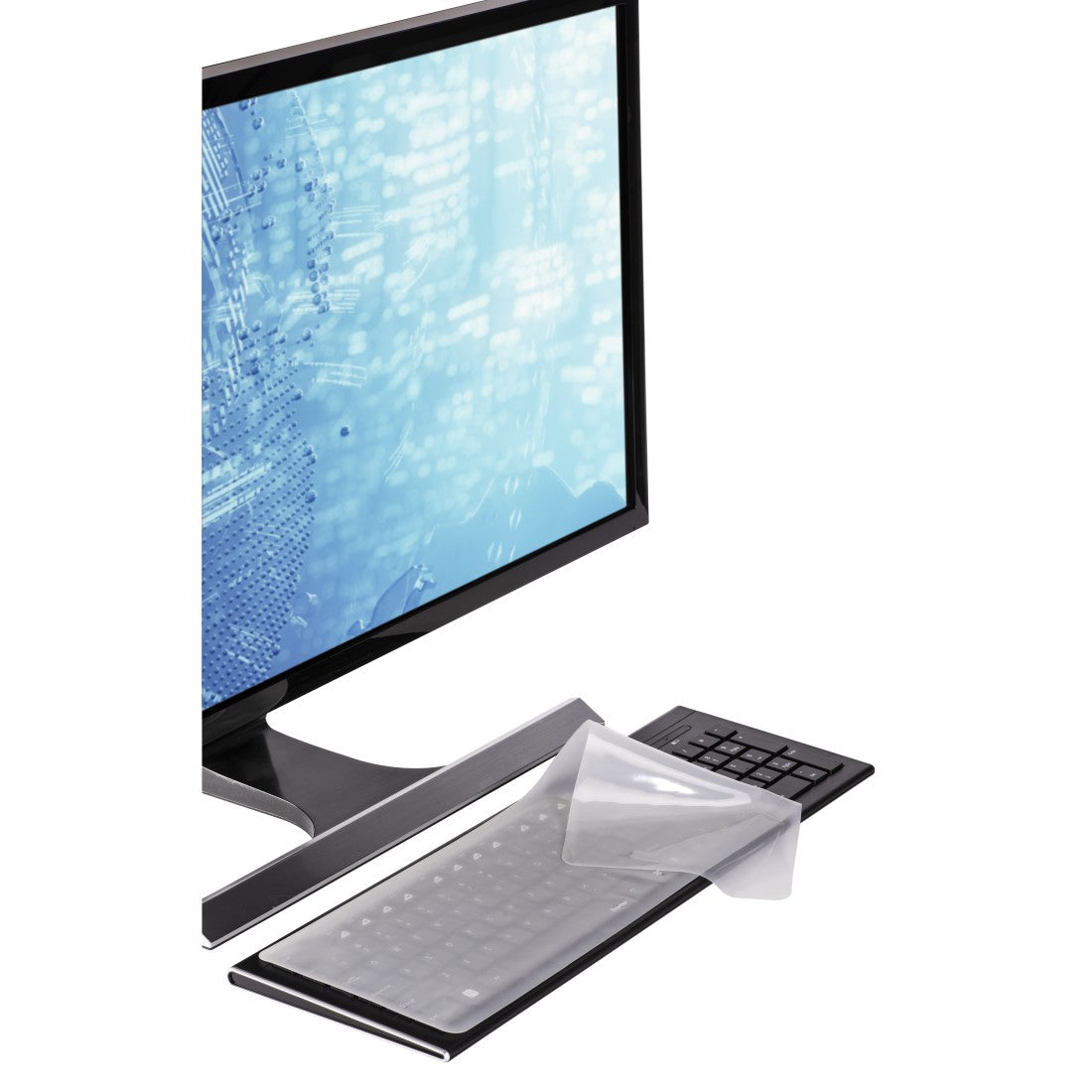 Hama Tastatur, Tastaturabdeckung, Weiss