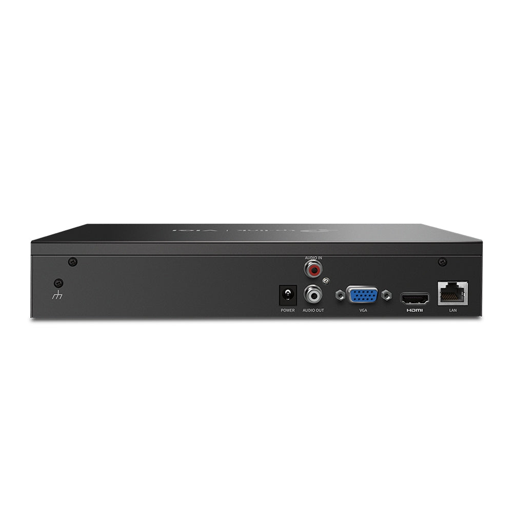 TP-Link VIGI NVR1016H Netzwerk-Video-Recorder – 16 Kanäle, 1080p, 10 TB, für ONVIF, schwarz