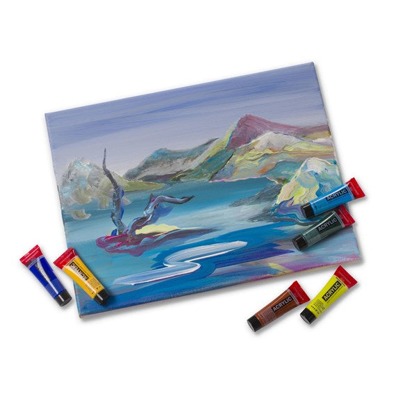 Royal Talens Amsterdam – Acryl Standard – Acrylfarbe – Set – 12 Farben, 12 × 20 ml