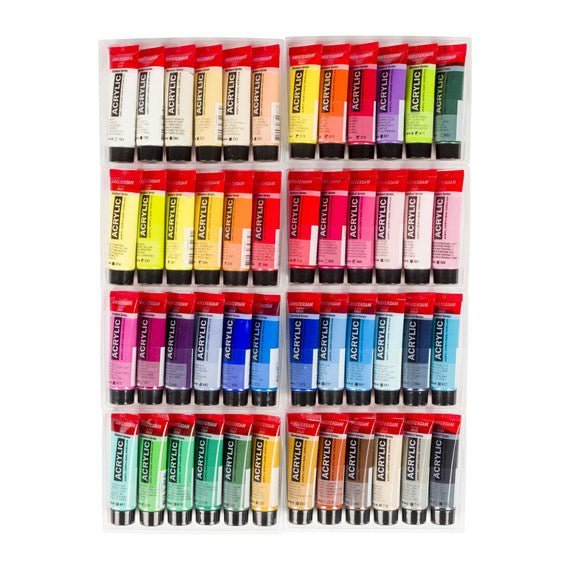 Royal Talens AMSTERDAM Acrylfarbe Set – 48 Farben, 48× 20 ml