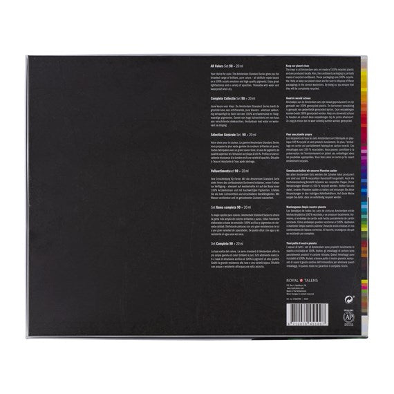 Royal Talens Acrylfarbe – Set – 90 Farben, 90 × 20 ml