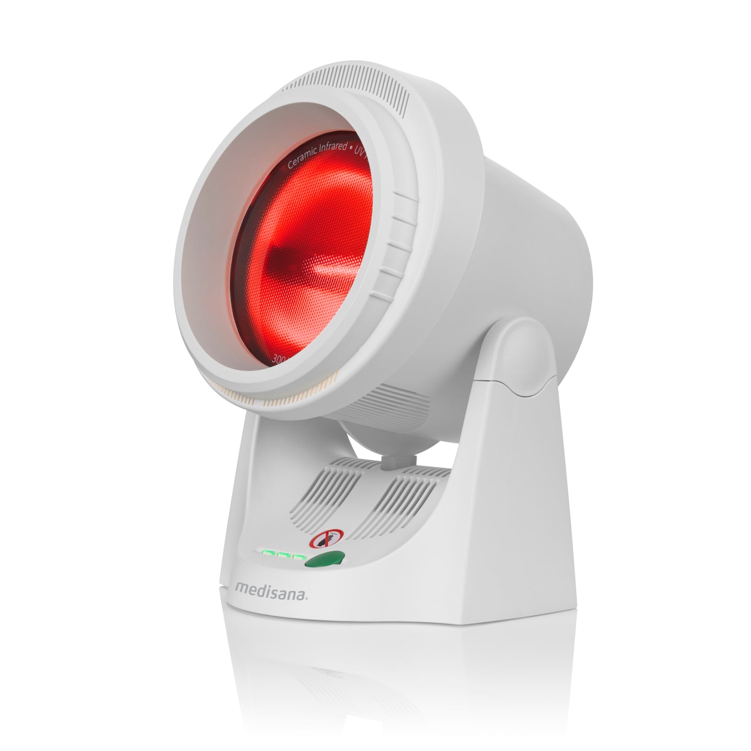 Medisana Infrarotlampe IR 850 – Halogen, 300 W – Rot, Weiss