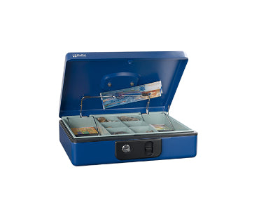 Rieffel DELUXE 4 A13185 – Geldkassette, 300 × 230 × 89 mm, blau