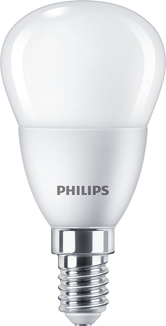 Philips LED-Leuchtmittel E14 Kerze – 470 lm, 5 W, Warmweiss 2700 K – IP44 – 1 Stk. – CorePro lustre