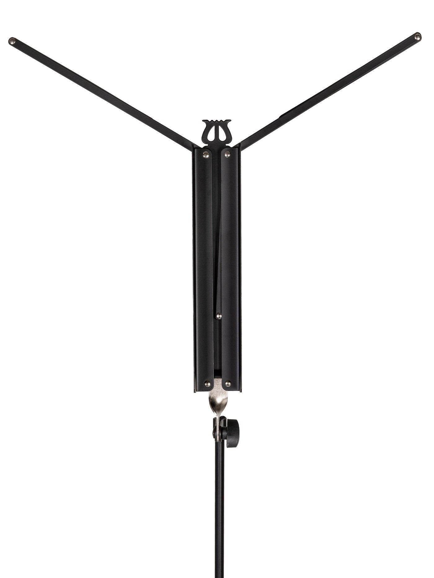 Bemero Notenständer 51–120 cm – höhenverstellbar, faltbar – Stahl, schwarz – MSS-8090BK
