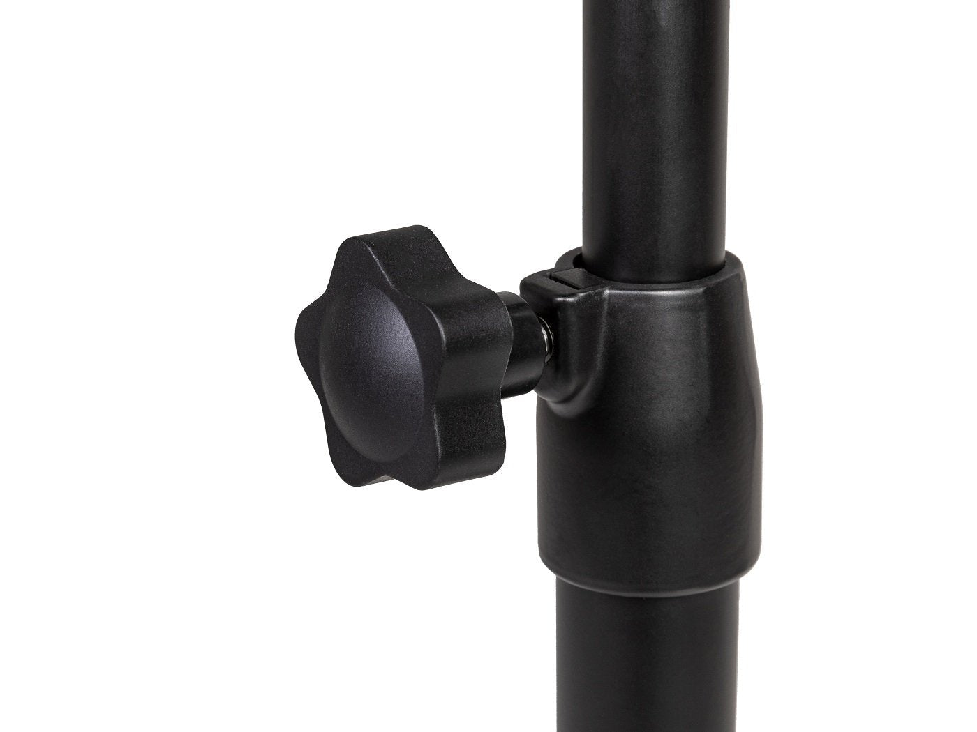 Bemero Notenständer höhenverstellbar 66,5–110 cm – faltbar, gelocht – Stahl, schwarz – MSS-8080BK
