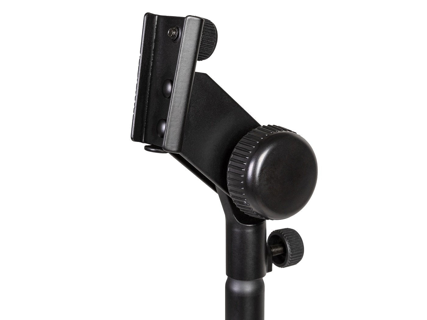 Bemero Notenständer höhenverstellbar 66,5–110 cm – faltbar, gelocht – Stahl, schwarz – MSS-8080BK