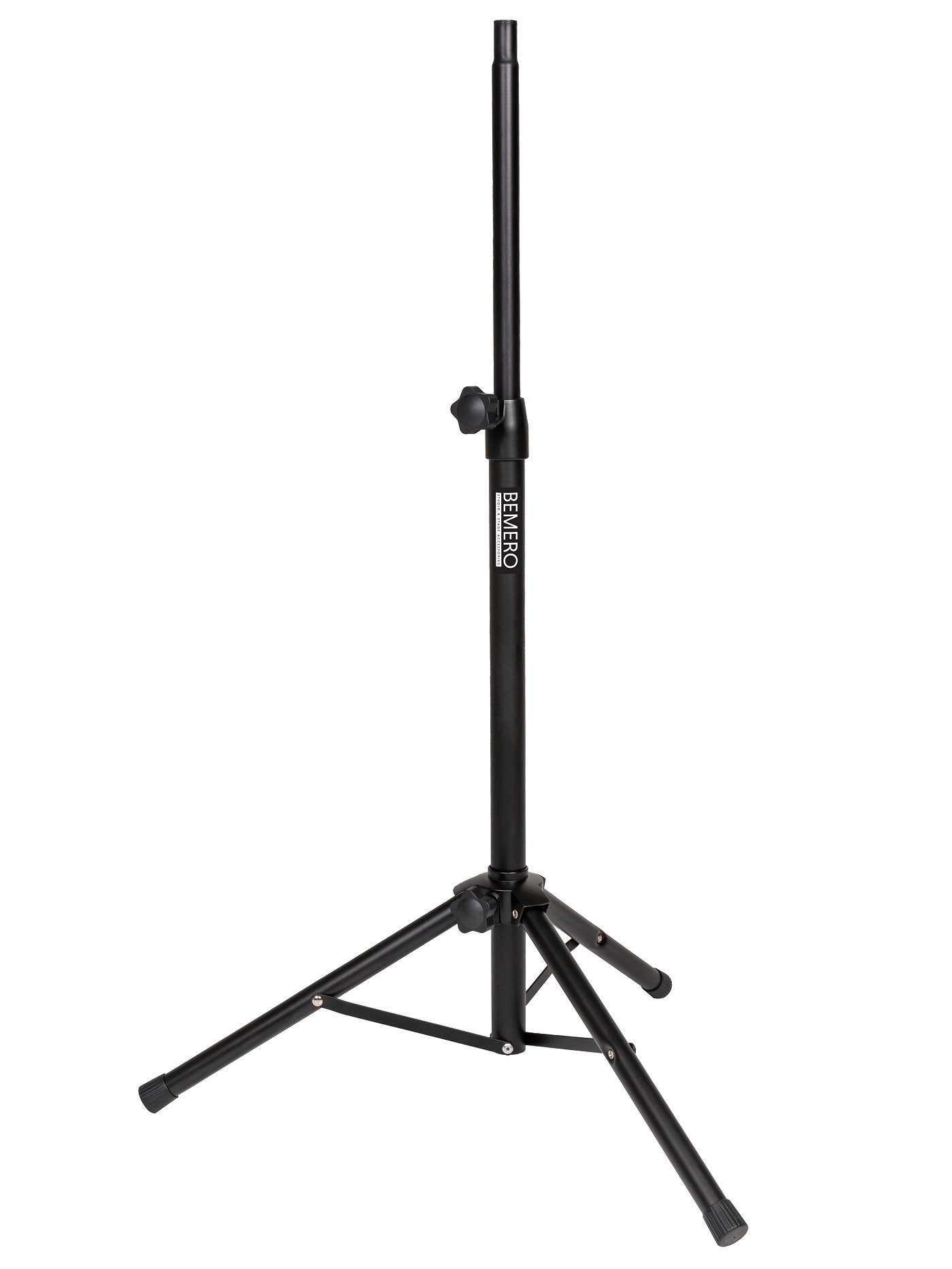 Bemero Notenständer höhenverstellbar 66,5–110 cm – faltbar, gelocht – Stahl, schwarz – MSS-8080BK