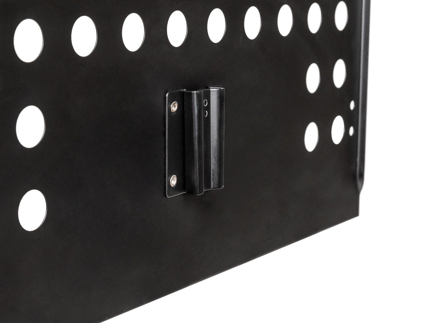 Bemero Notenständer höhenverstellbar 66,5–110 cm – faltbar, gelocht – Stahl, schwarz – MSS-8080BK