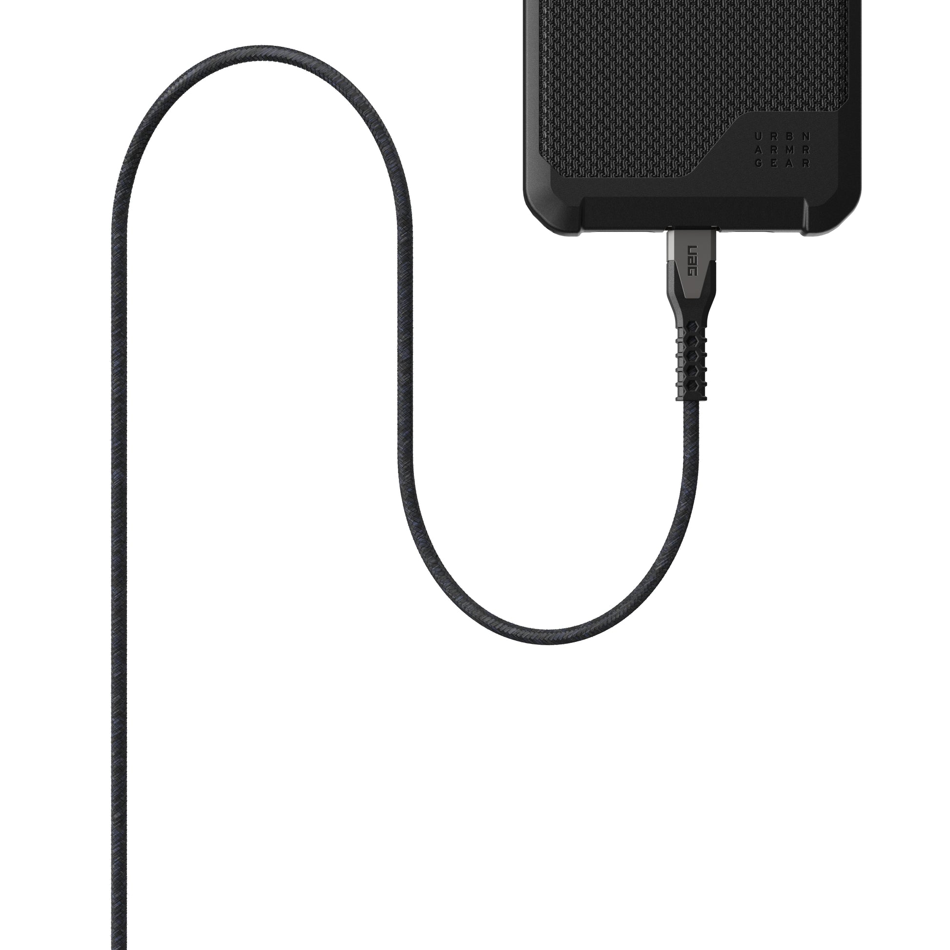 Urban Armor Gear UAG USB-C-auf-Lightning-Kabel – 1,5 m, USB 2.0, 30 W, Schwarz, MFi zertifiziert