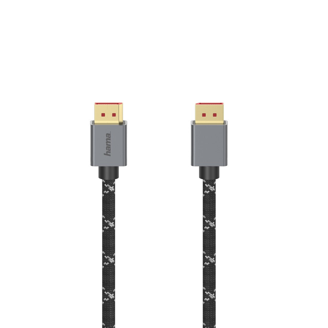 Hama DisplayPort-Kabel – 2 m, schwarz – für Video- und Audiogeräte