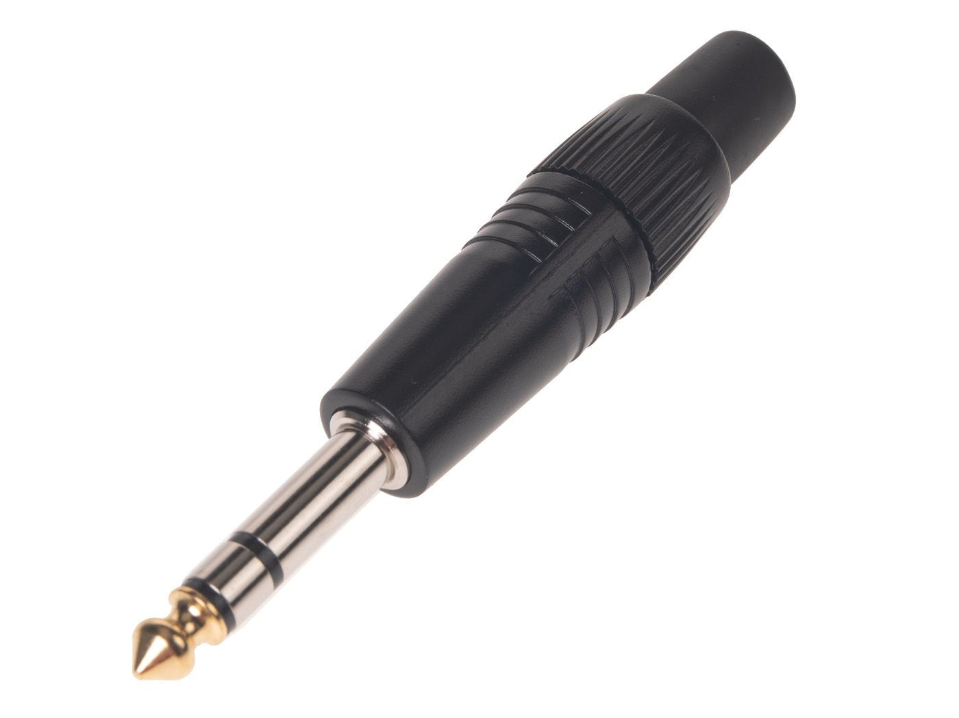 Bemero BC2002BK-M – 6,3 mm Stereo-Klinkenstecker, gerade, männlich, schwarz