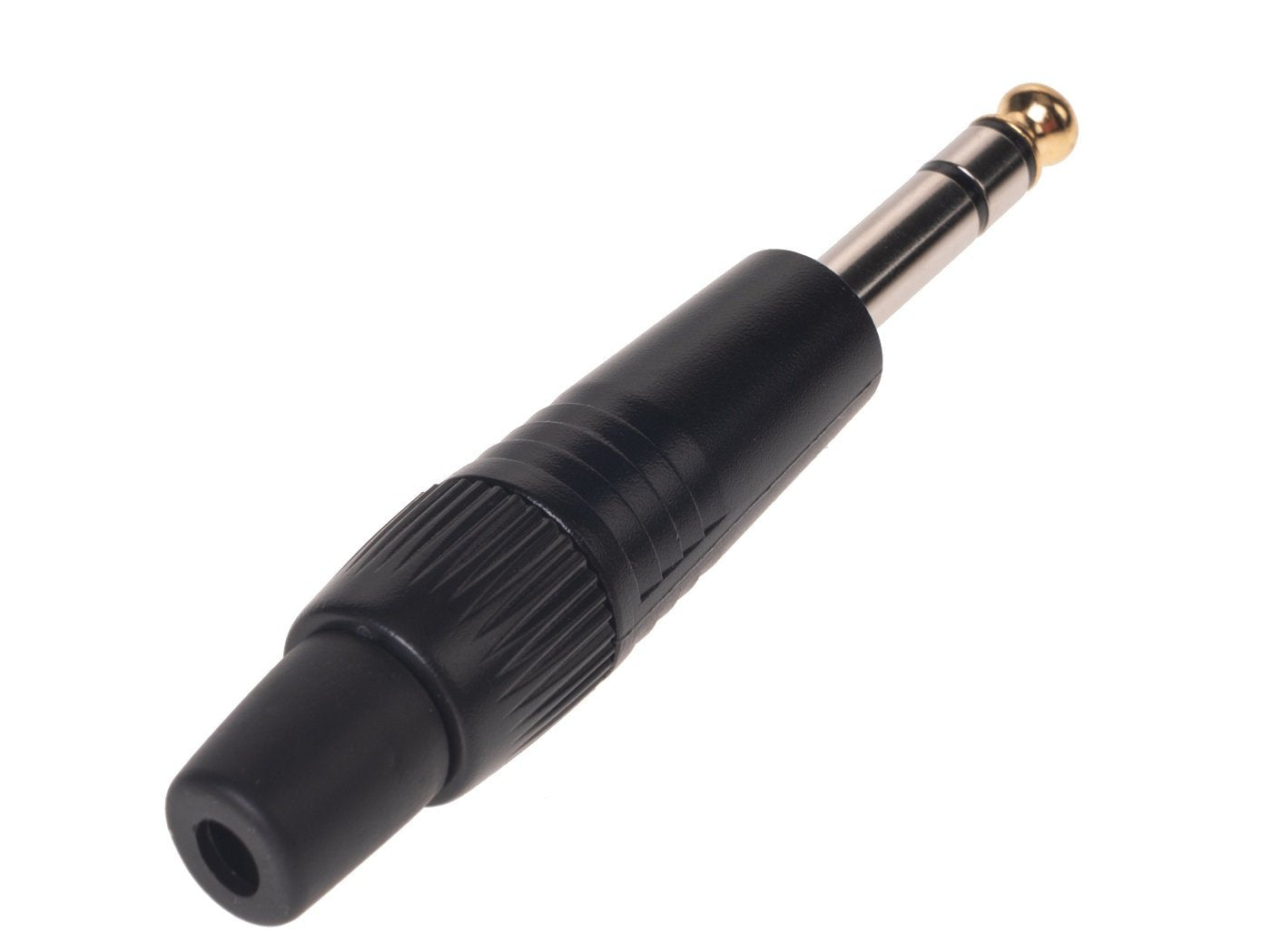 Bemero BC2002BK-M – 6,3 mm Stereo-Klinkenstecker, gerade, männlich, schwarz