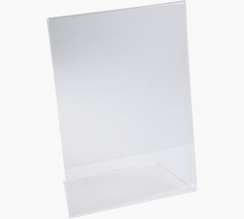 Exacompta Tischaufsteller – für A4 – 1 Fach – Hochformat – transparent – Acryl – 210×305×83 mm