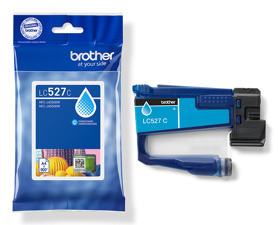 Brother Tintenpatrone, Cyan, 900 Seiten – für Brother-Drucker
