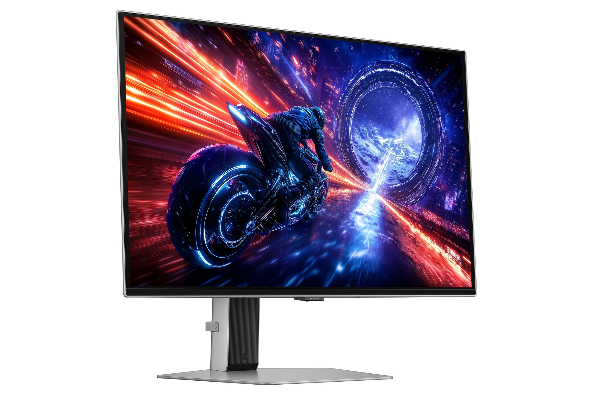 Samsung G60Sf – Monitor, 27" 2560 × 1440 (WQHD), OLED, Silber