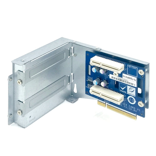 QNAP RISERCARDMOD X73AU I/O-Adapter – PCIe 3.0 x8 → 2× PCIe 3.0 x4, kurze Bauhöhe 2U