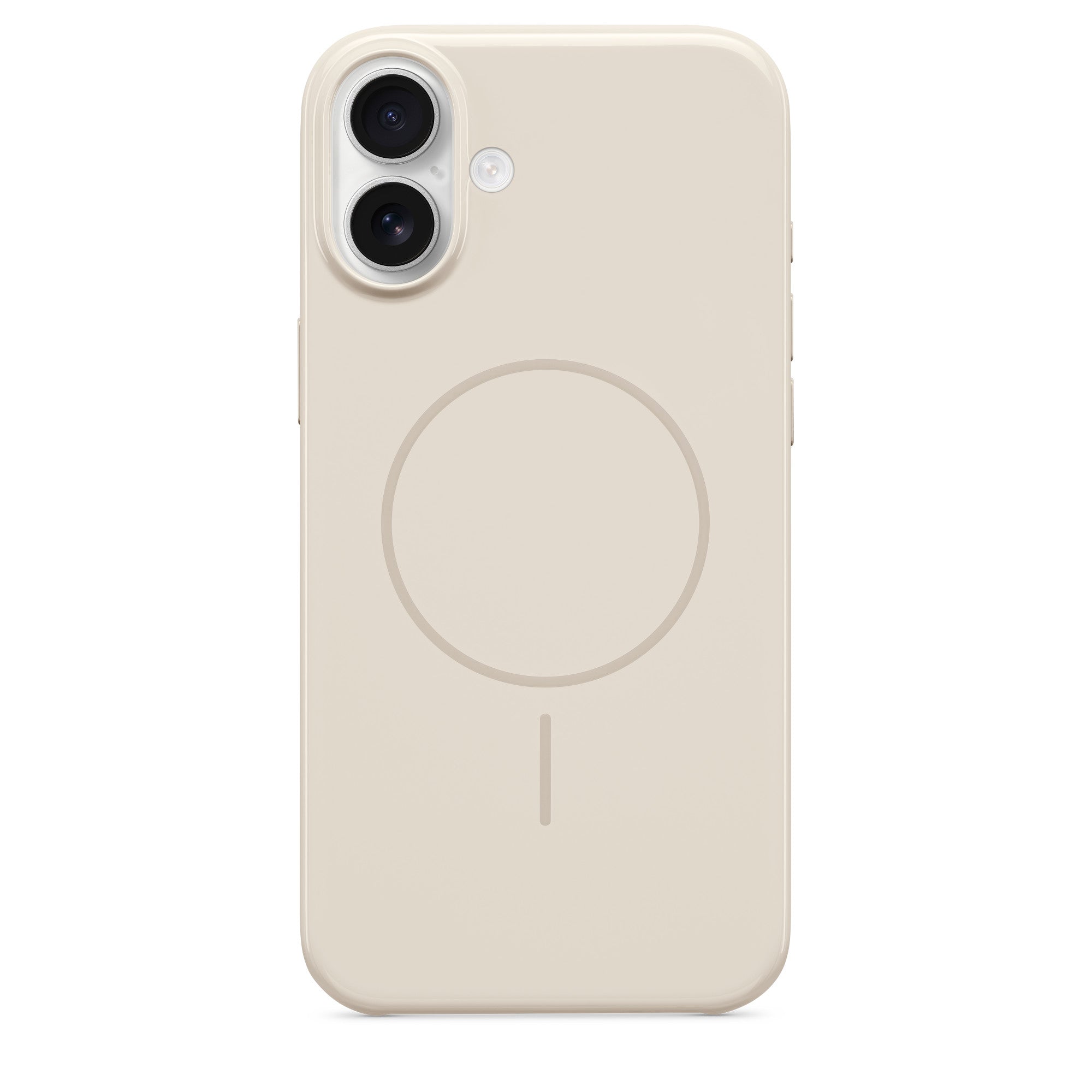 Apple Backcover – für Apple iPhone 16 Plus – beige – PC, MagSafe-kompatibel