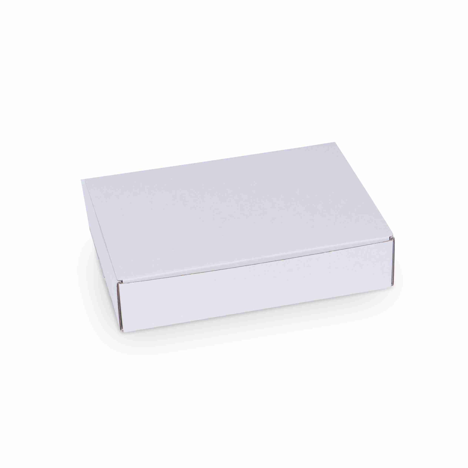 Model Geschenkbox weiss – 220 × 46 × 116 mm – Klappdeckel – 1 Stk., ab 500 Stk.