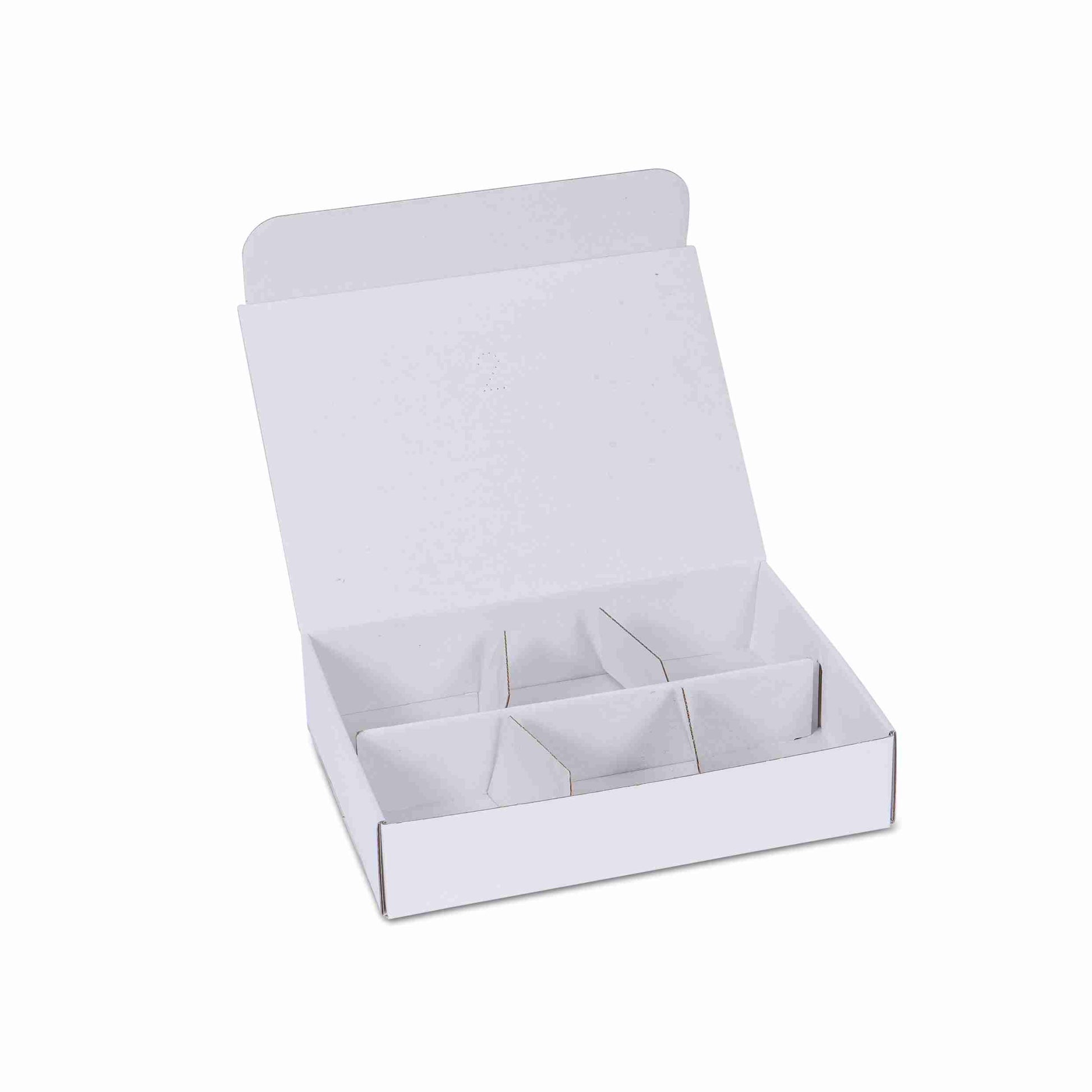 Model Geschenkbox weiss – 220 × 46 × 116 mm – Klappdeckel – 1 Stk., ab 500 Stk.